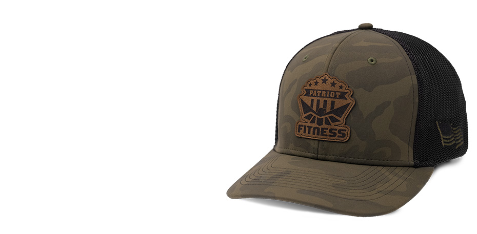 Full size image of Stealth Camo Fitted Mesh Trucker