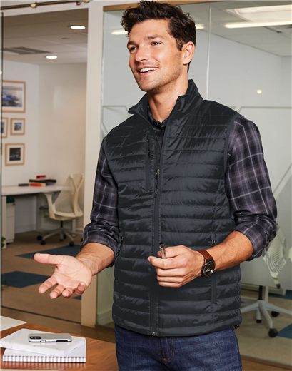 men's packable puffer vest
