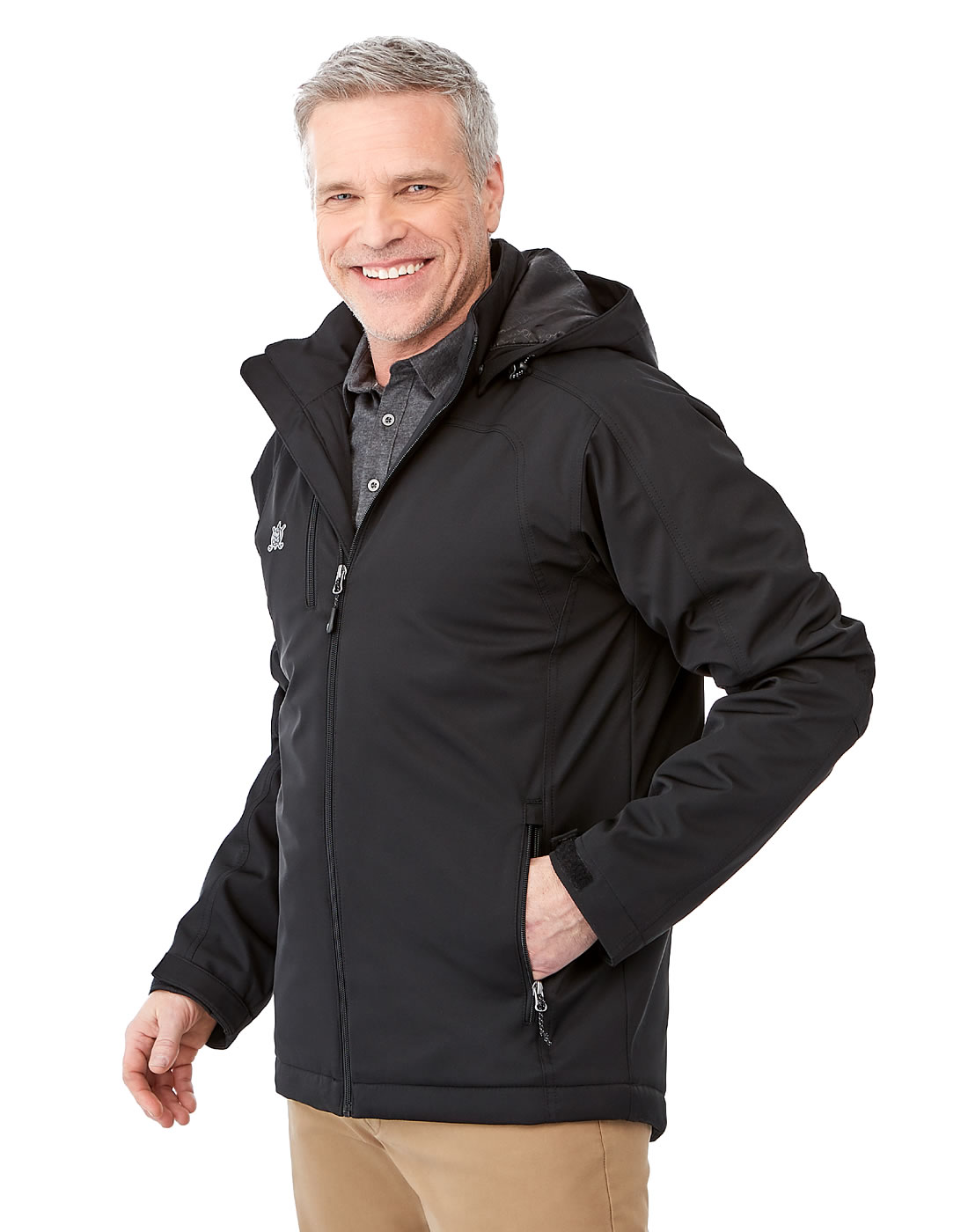 men's insulated softshell jacket