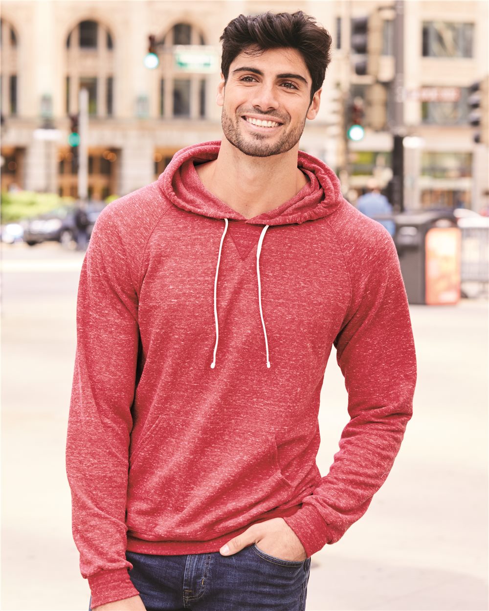 Jerzees Men's Pullover Hoodie - 50/50 Cotton Blend, Classic Fit - View #10