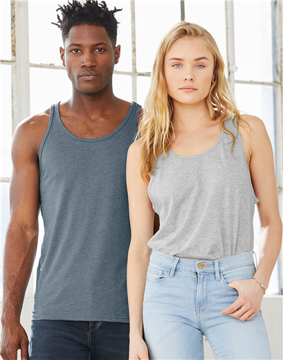 3480; BC3480 Unisex Jersey Tank custom embroidered or printed with